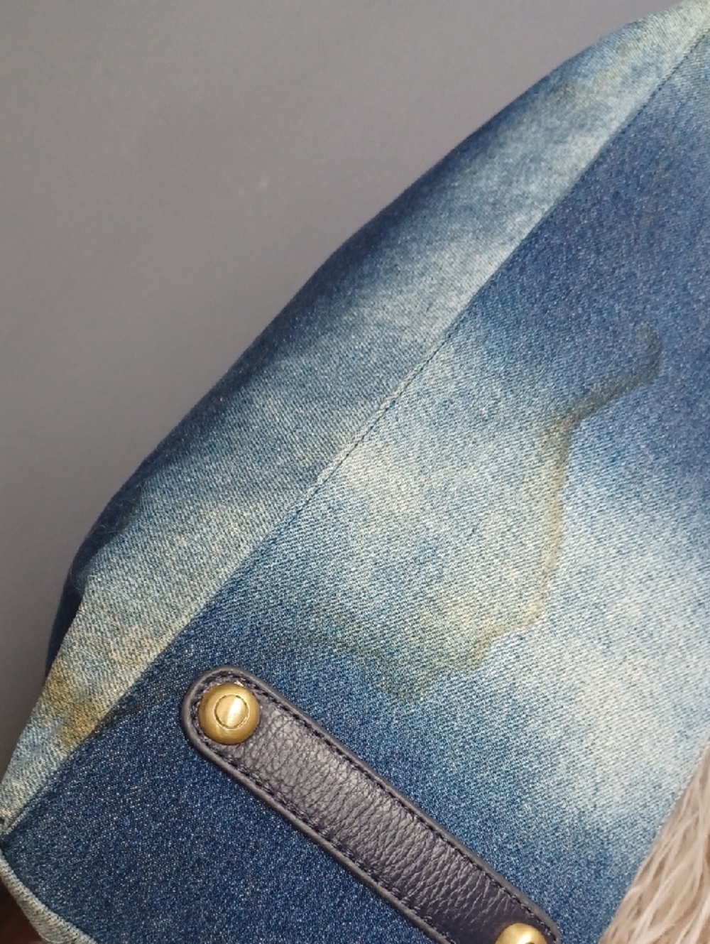 Y2K Denim Dragon Large Tote - Picture 9 of 16
